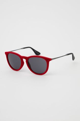 Pepe Jeans Okulary przeciwsłoneczne Blue Velvet damskie kolor czerwony