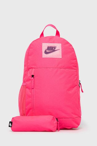 Batoh Nike Kids růžová barva, velký, hladký