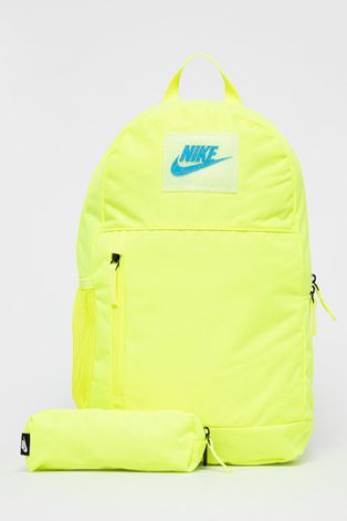 Дитячий рюкзак Nike Kids колір зелений великий гладкий