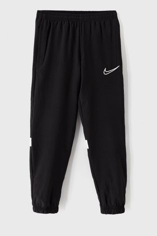 Nike Kids Spodnie dziecięce kolor czarny gładkie