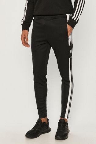 Тренировочные брюки adidas Performance мужские цвет чёрный однотонные