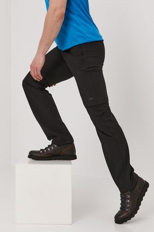CMP Spodnie męskie kolor czarny proste