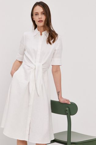 Lauren Ralph Lauren Sukienka kolor biały