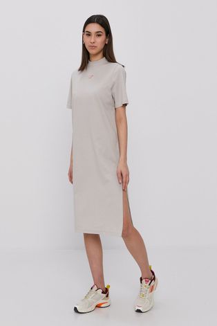 Сукня Reebok Classic колір сірий midi пряма