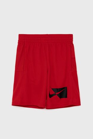 Дитячі шорти Nike Kids колір червоний регульована талія