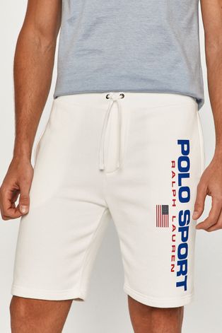 Polo Ralph Lauren Szorty męskie kolor biały