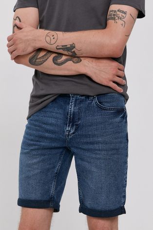 Only & Sons Szorty jeansowe męskie kolor granatowy