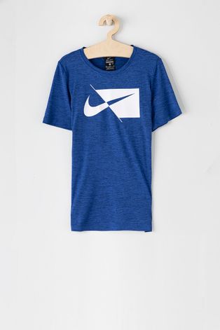 Nike Kids gyerek póló kék, nyomott mintás