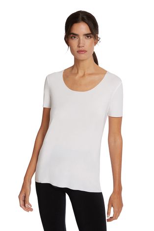Majica kratkih rukava Wolford za žene, boja: bijela