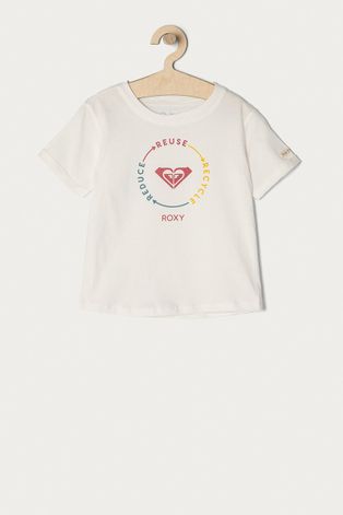 Roxy T-shirt dziecięcy kolor biały