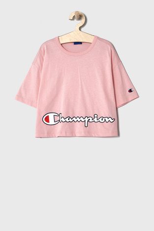 Champion T-shirt dziecięcy kolor różowy