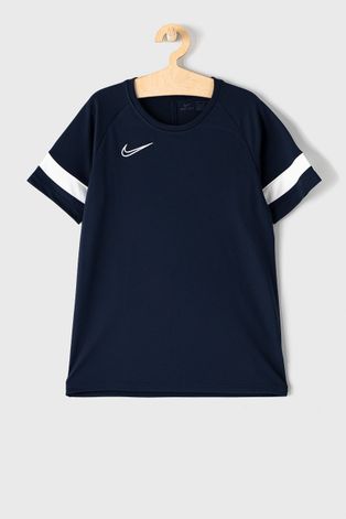 Dječja majica kratkih rukava Nike Kids boja: tamno plava
