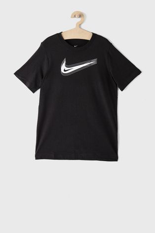 Детска тениска Nike Kids в черно с принт