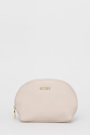 Kozmetička torbica Guess boja svijetlo plava