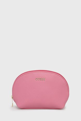 Kozmetička torbica Guess boja narančasta