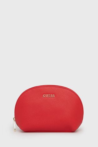 Kozmetička torbica Guess boja crvena