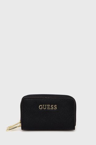 Peňaženka Guess dámska, čierna farba