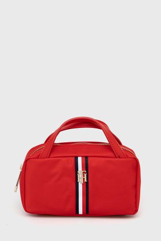 Τσάντα καλλυντικών Tommy Hilfiger χρώμα: κόκκινο