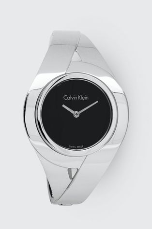Годинник Calvin Klein жіночий колір чорний