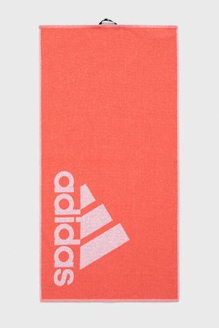 adidas Performance ręcznik HE5008 kolor pomarańczowy