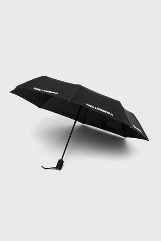 Kišobran Karl Lagerfeld boja: crna
