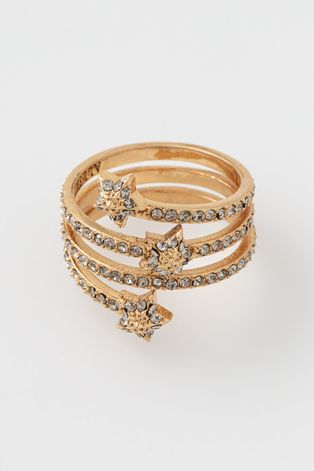 Перстень AllSaints колір золотий