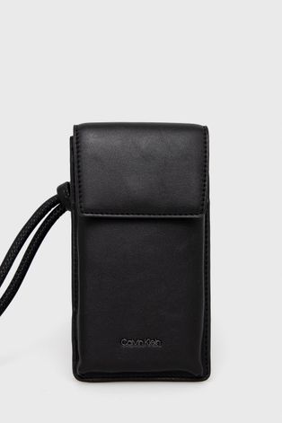 Θηκη κινητού Calvin Klein χρώμα: μαύρο