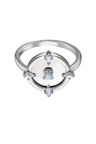 Перстень Swarovski колір срібний