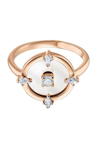 Перстень Swarovski колір золотий