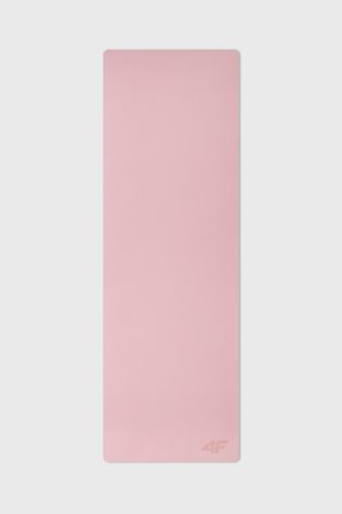 Коврик для йоги 4F цвет розовый