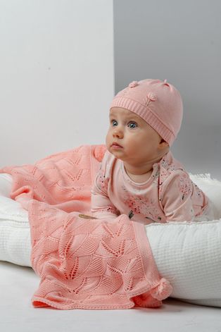 Ковдра для немовлят Jamiks колір рожевий
