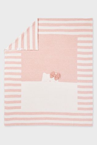 Κουβέρτα μωρού Mayoral Newborn χρώμα: ροζ