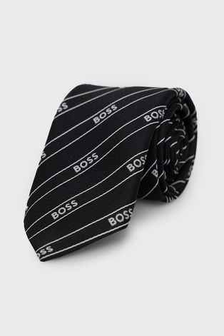 Γραβάτα Boss χρώμα: μαύρο