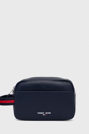 Kozmetička torbica Tommy Jeans boja: tamno plava