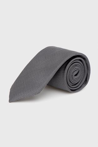 Шовковий галстук Tiger Of Sweden колір сірий