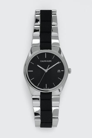 Годинник Calvin Klein чоловічий колір чорний