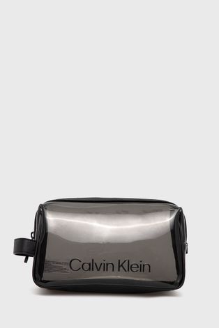 Козметична чанта Calvin Klein в черно