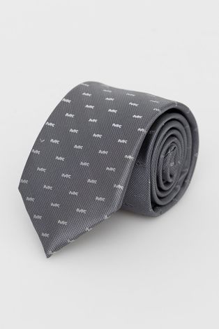 Шелковый галстук MICHAEL Michael Kors цвет серый