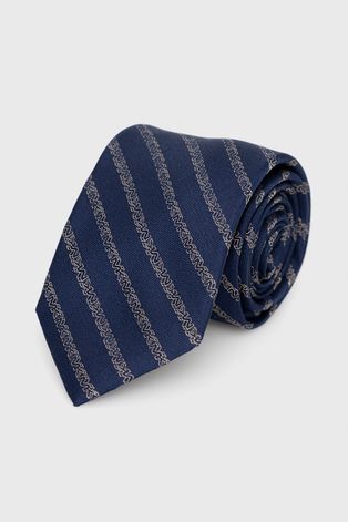 Шовковий галстук MICHAEL Michael Kors колір синій