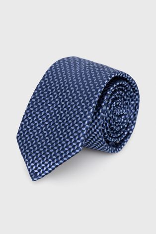 Копринена вратовръзка MICHAEL Michael Kors в тъмносиньо