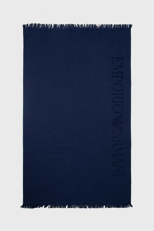 Памучна кърпа Emporio Armani Underwear в тъмносиньо