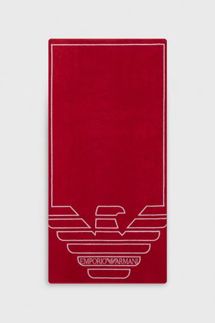 Emporio Armani Underwear ręcznik kolor czerwony