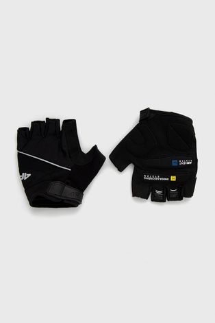 Tréningové rukavice 4F čierna farba
