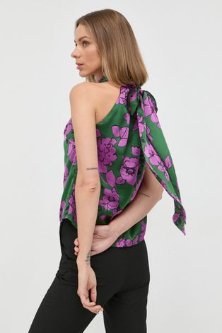 Блузка Morgan жіноча колір фіолетовий принт квіти