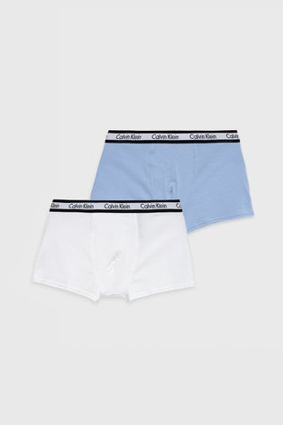 Детски боксерки Calvin Klein Underwear (2 чифта) в бяло