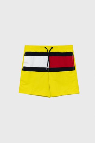 Dječje kratke hlače za kupanje Tommy Hilfiger boja: žuta