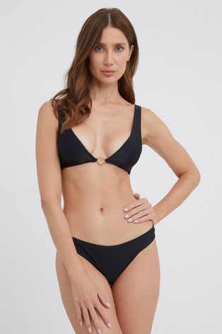 Emporio Armani Underwear dwuczęściowy strój kąpielowy kolor czarny lekko usztywniona miseczka