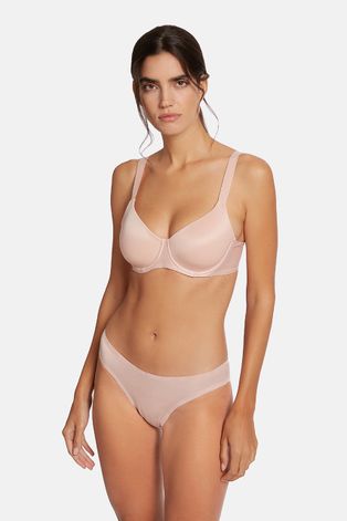 Wolford Sutien Sheer Touch culoarea roz, material neted