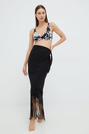 Suknja za plažu Sisley boja: crna