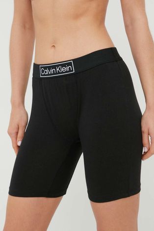 Пижамные шорты Calvin Klein Underwear женские цвет чёрный